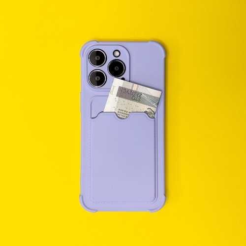 Card Armor Case etui do iPhone 13 mini portfel pancerne granatowy