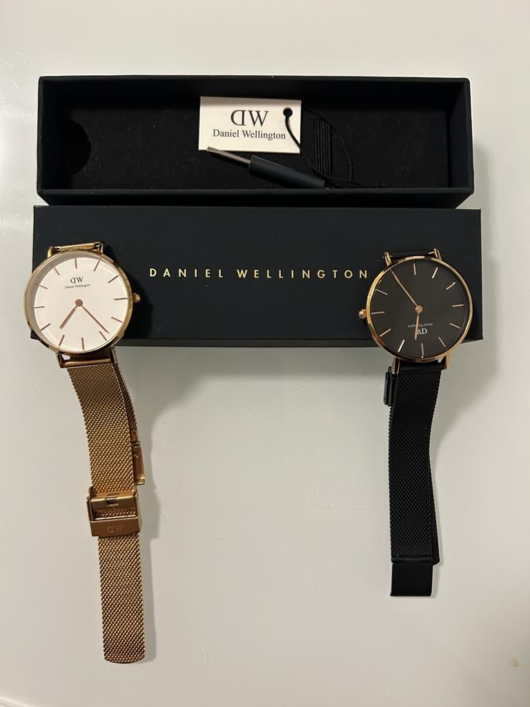 Czarny Zegarek Daniel Wellington, oryginalny