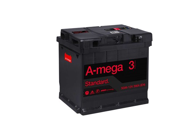Akumulator Amega 50 Ah 390 A STANDARD M3