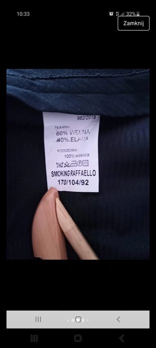 Garnitur ślubny slim