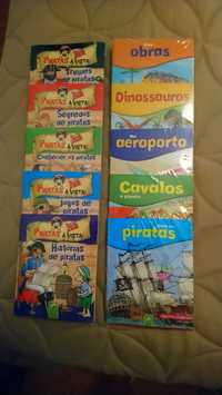 Conjunto de 5 mini livros para crianças a partir dos 5 anos (novos)