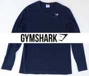 GYMSHARK granatowa koszulka z długim rękawem