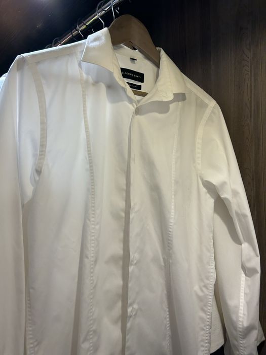 Biała koszula męska r.39 Giacomo Conti super slim