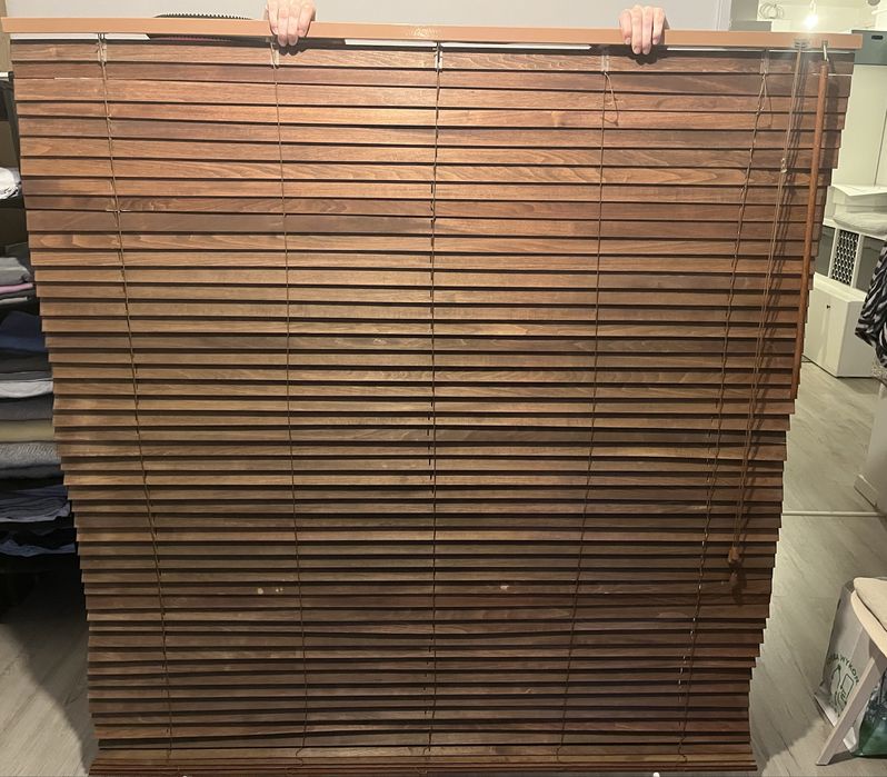 Drewniana żaluzja Ikea