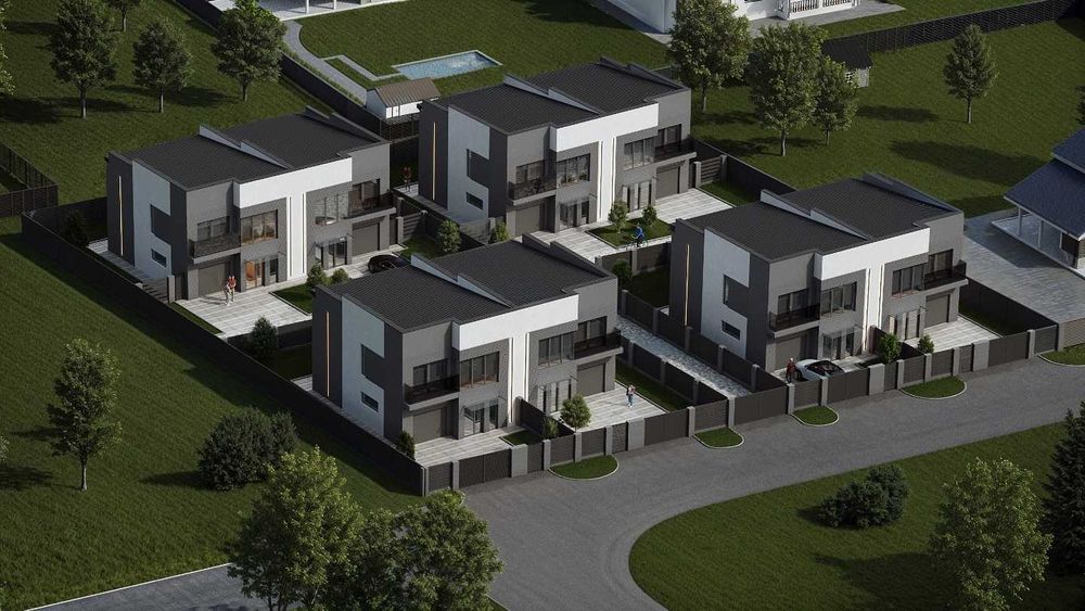 Продаж дуплекс, будинок, півособняк 130м2; 2,5сот. Драгомирчани, місто