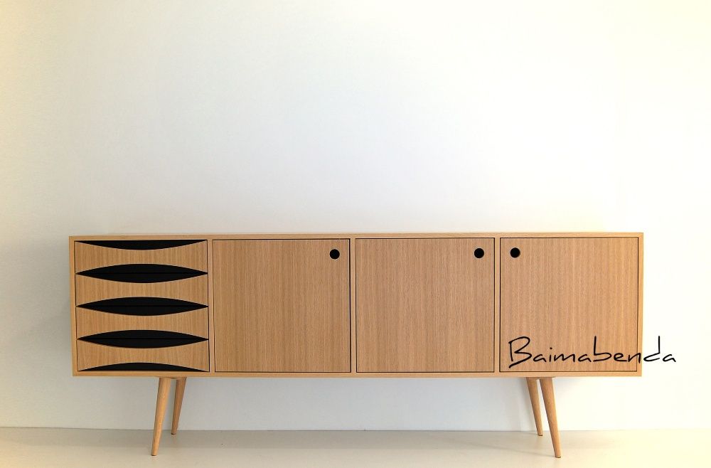 Móvel Aparador / Sideboard / Retro Vintage / Estilo Nórdico c/ gaveta