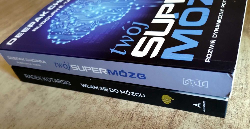 Twój super mózg Deepak Chopra + Włam się do mózgu Radek Kotarski