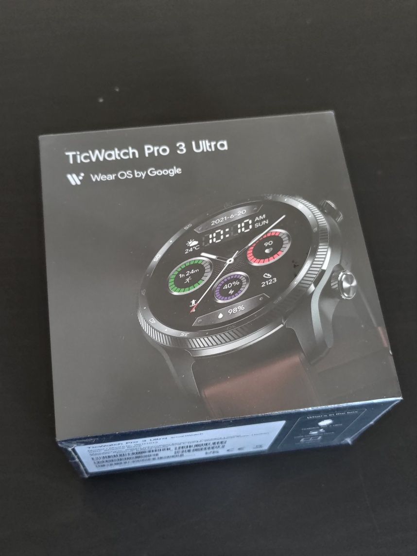 Smartwatch TicWatch Pro 3 Ultra LTE Shadow Black z eSIM