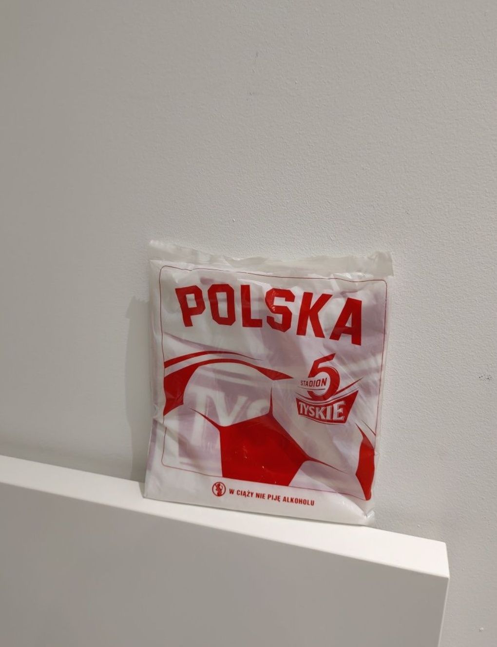 Nowa Biało czerwona flaga Polski tyskie