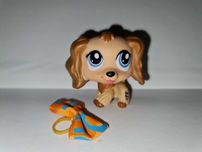 Littlest Pet Shop pies #1318 spaniel oryginalny piesek LPS