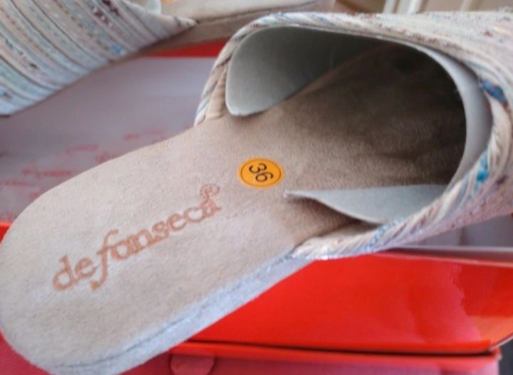 Mules tamanho 36, marca deFonseca