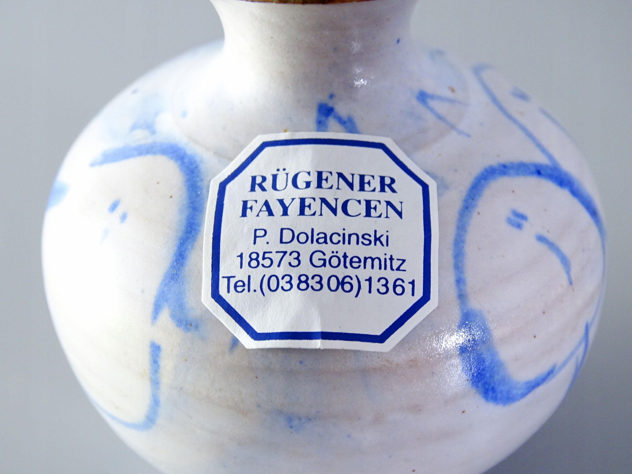 rugia autorski wazonik ceramiczny peter dolacinski