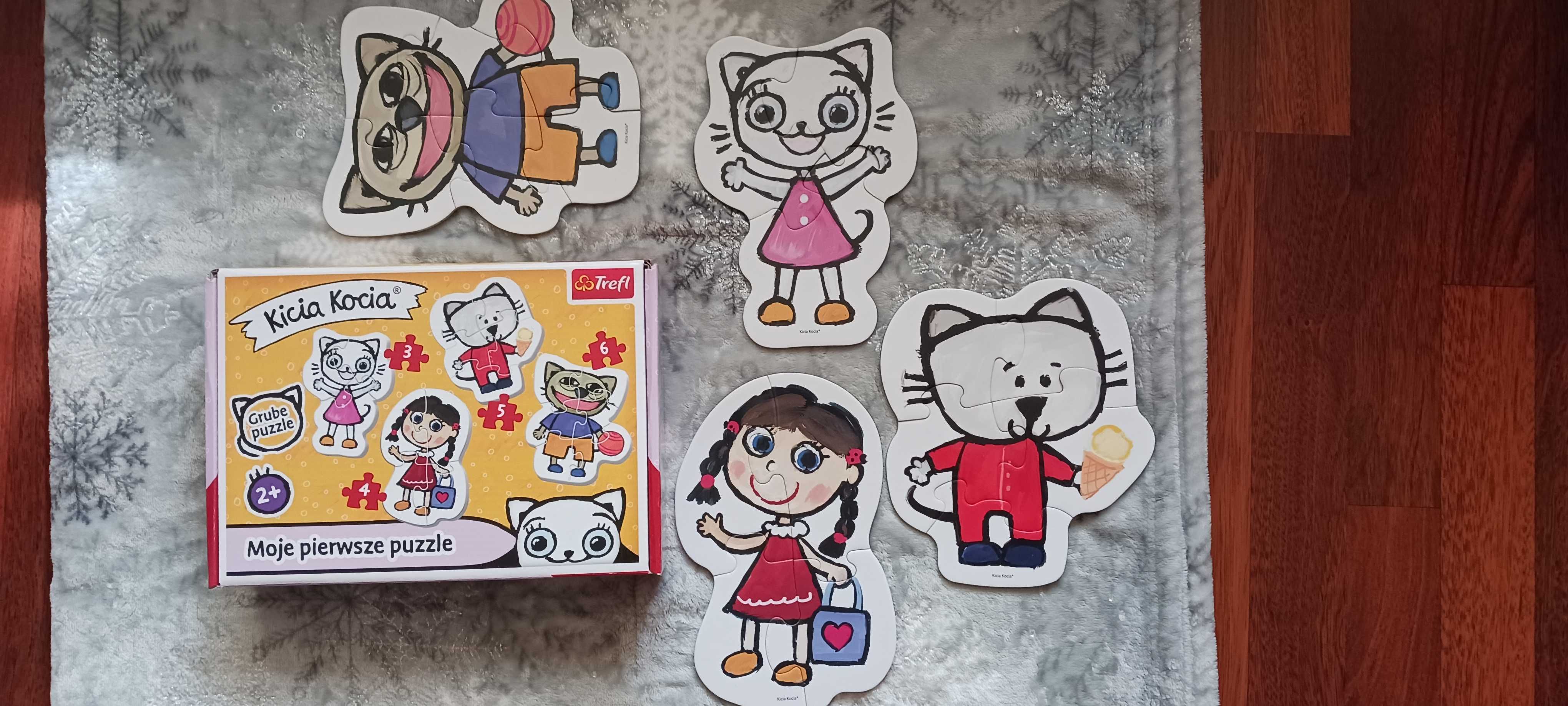 Duży zestaw puzzli 2+