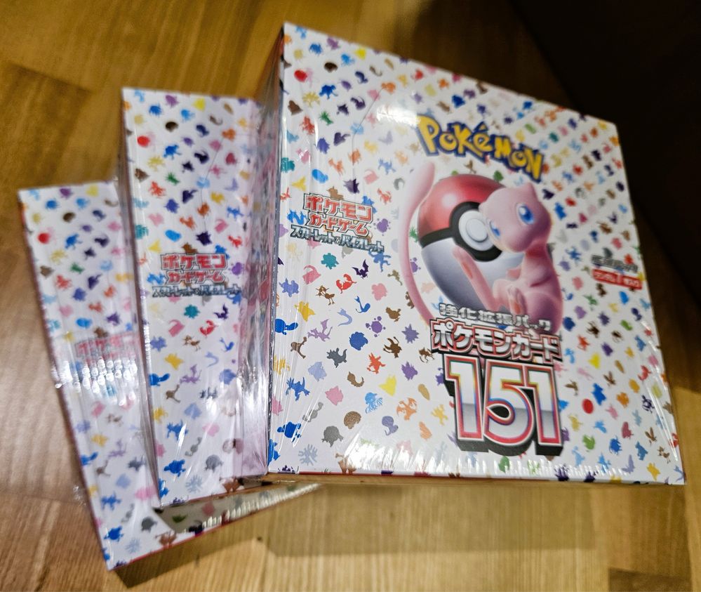 Pokémon 151 Booster Box Japonês Novo Selado