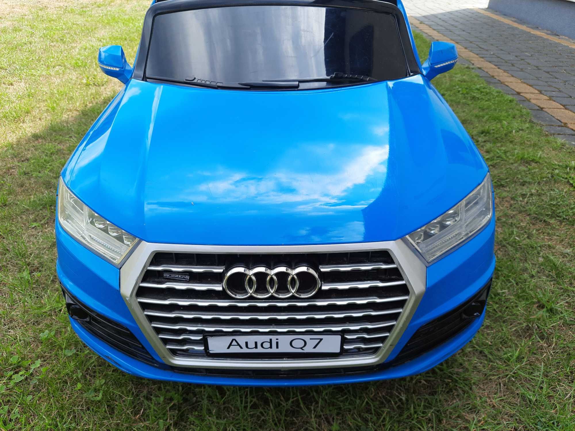 Auto na akumulator Audi Q7 niebieskie