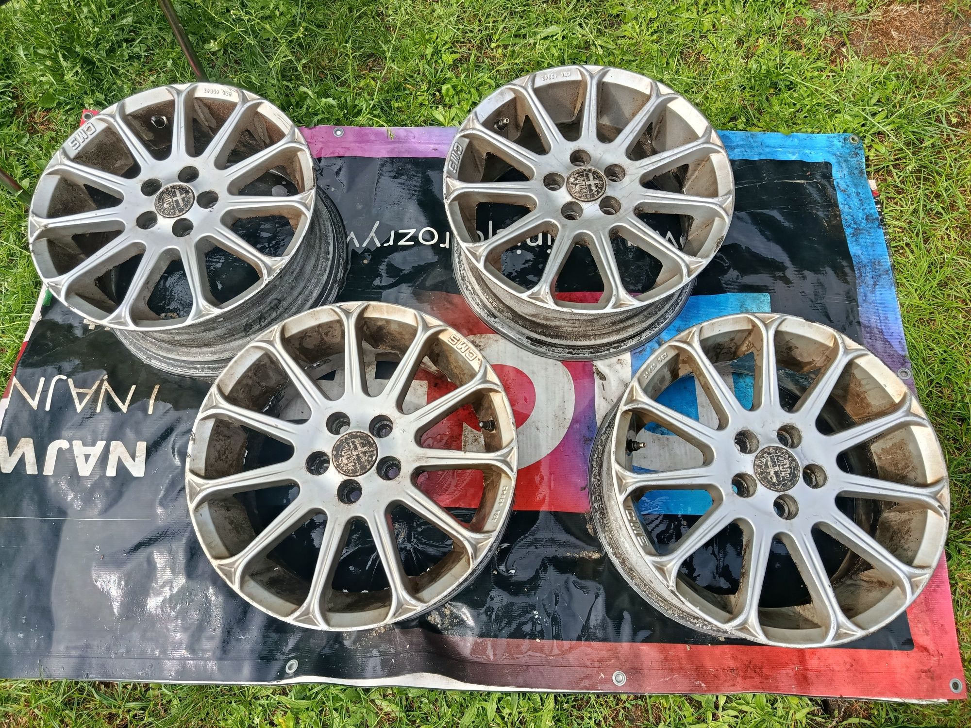 Alufelgi CMS 16cali 5x98 100 też pasuje (Alfa Romeo)