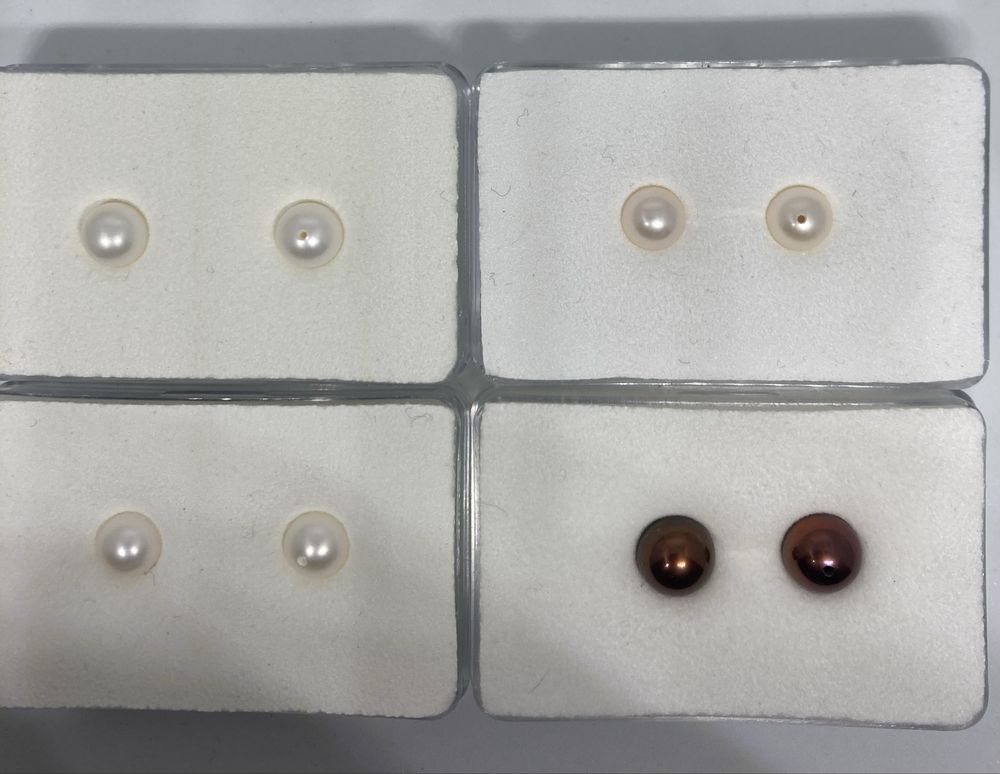 4 pares de Perolas China