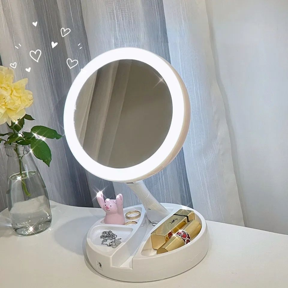 Люстерко з led-підсвіткою двостороннє+ПОДАРУНОК