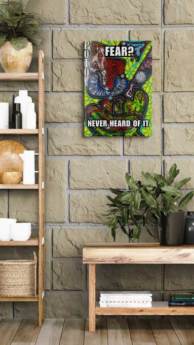 Poster Pequeno - Arte colorido - Decoração - POTOW