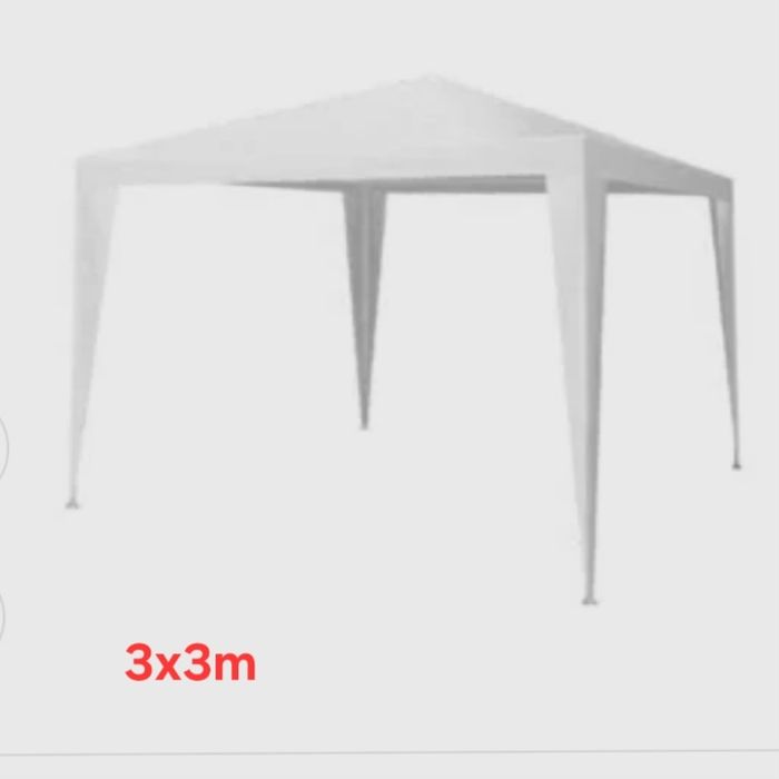 Pawilon ogrodowy biały 3x3m