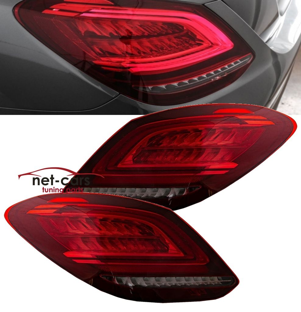 Lampy tylne tył MERCEDES C W205 S205 FULL LED wzór Lift