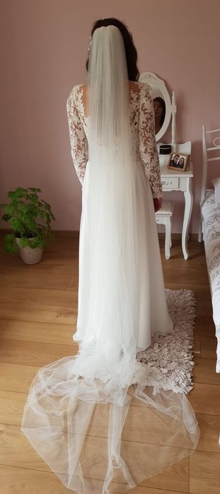 Suknia ślubna Jasmine Empire 2022 długi rękaw