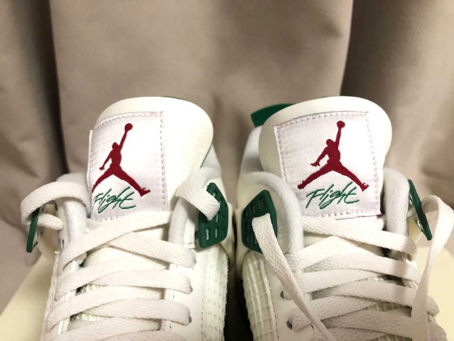 Buty meskie Mokasyny Nike_Jordan_4_Retro_SB_Pine_Green R.45