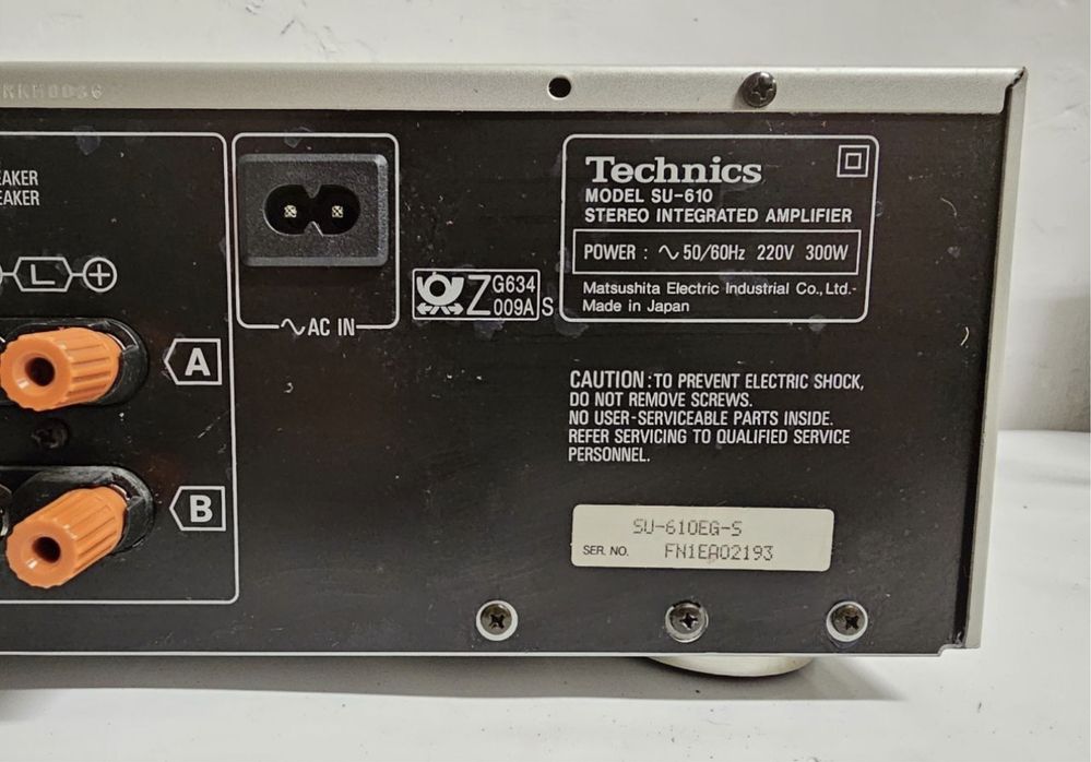 Stereo Wzmacniacz Technics SU-610, 2*90 W
