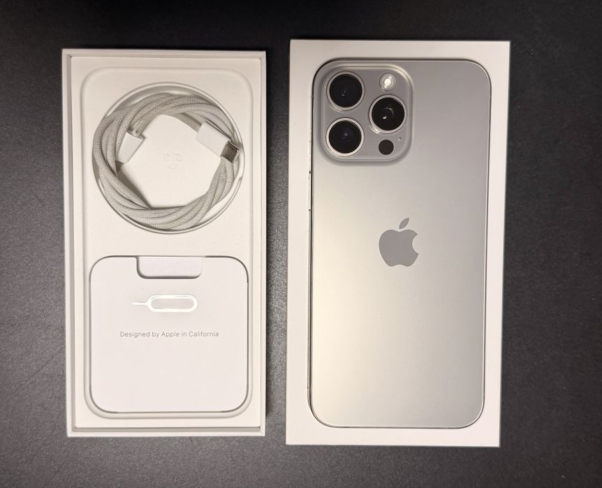 Iphone 15 pro max 256GB Natural Titanium