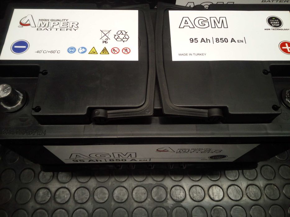 Akumulator 12V 95Ah/850A Amper AGM Kielce-dowóz gratis!!!