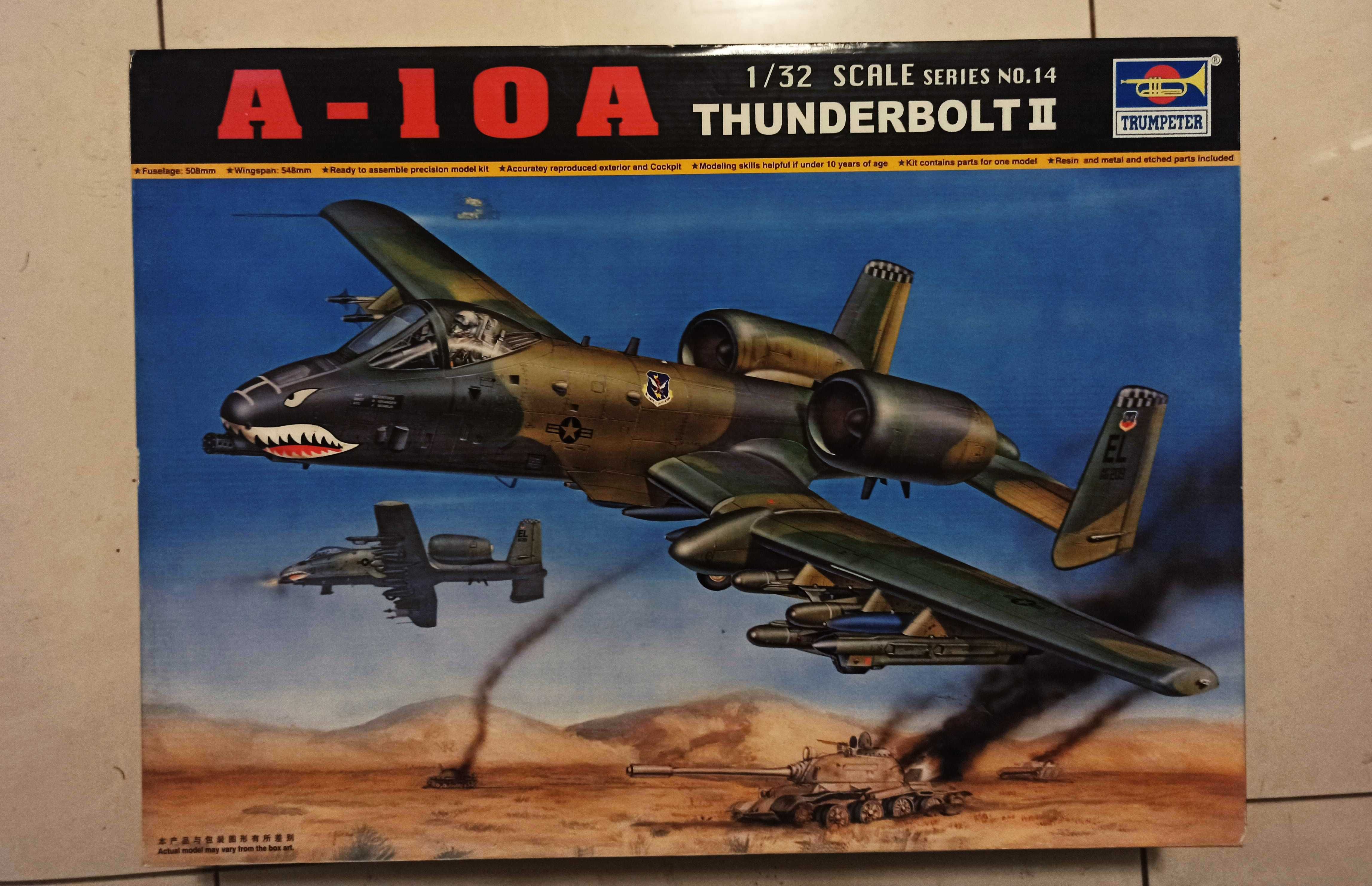 Model samolotu A-10A Thunderbolt II 1:32 Trumpeter + gratis