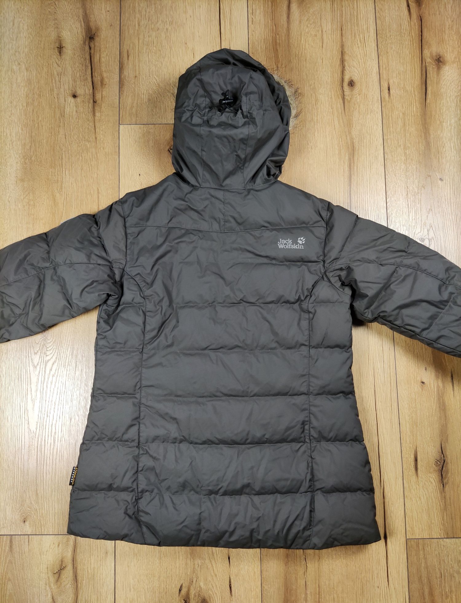 Jack Wolfskin damska puchowa ocieplana kurtka z kapturem w rozmiarze L