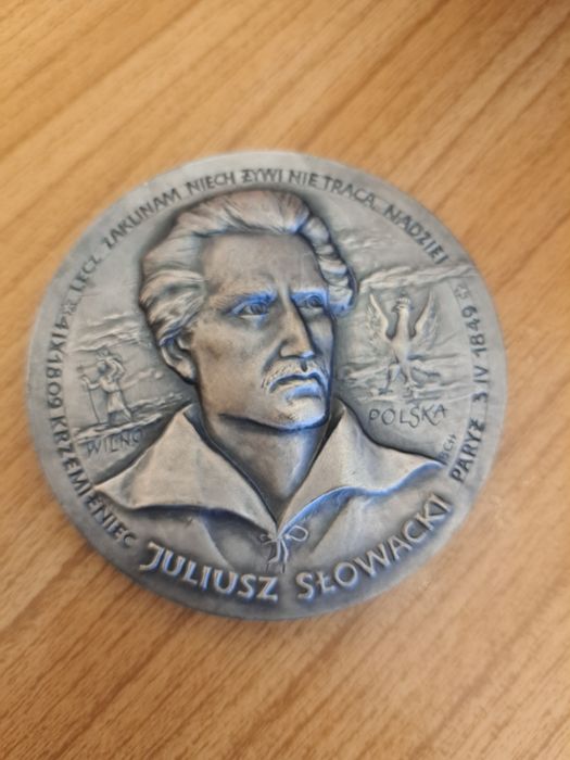 Medalion Juliusz Slowacki- Medal na 190. roc. ur Juliusza Słowackiego
