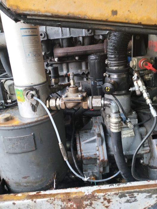 Putzmeister m740d , пневмонагнітач, стяжечна машинка