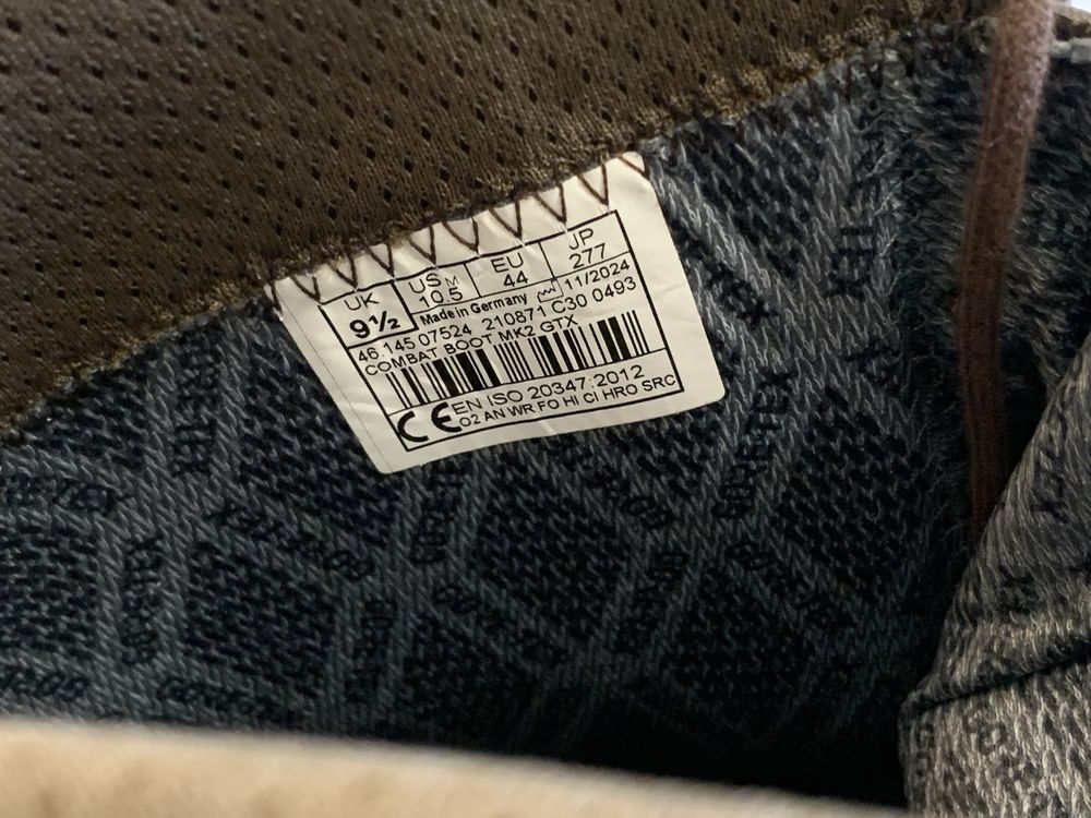 Lowa combat boot mk2 gtx nowe 44