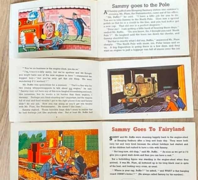 Книги SAMMY THE SHUNTER №1,5,9 1950-х годов на английском