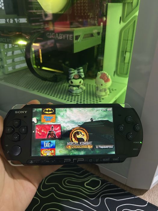 psp 3000 slim + игры