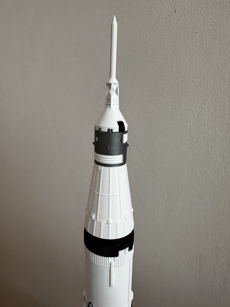 Rakieta Saturn 5  NASA Apollo model 3d