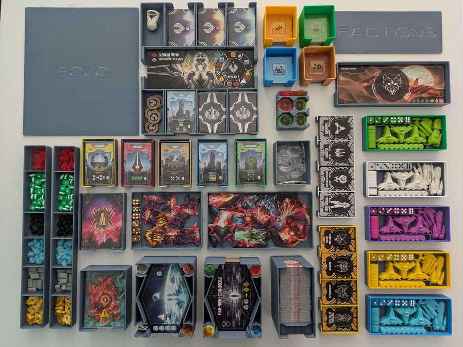 KOMPLETNY INSERT/ORGANIZER 3D pasujący do Gry Andromeda's Edge Retail