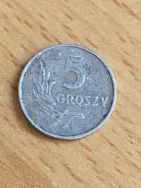 Moneta 5 groszy 1972 r.