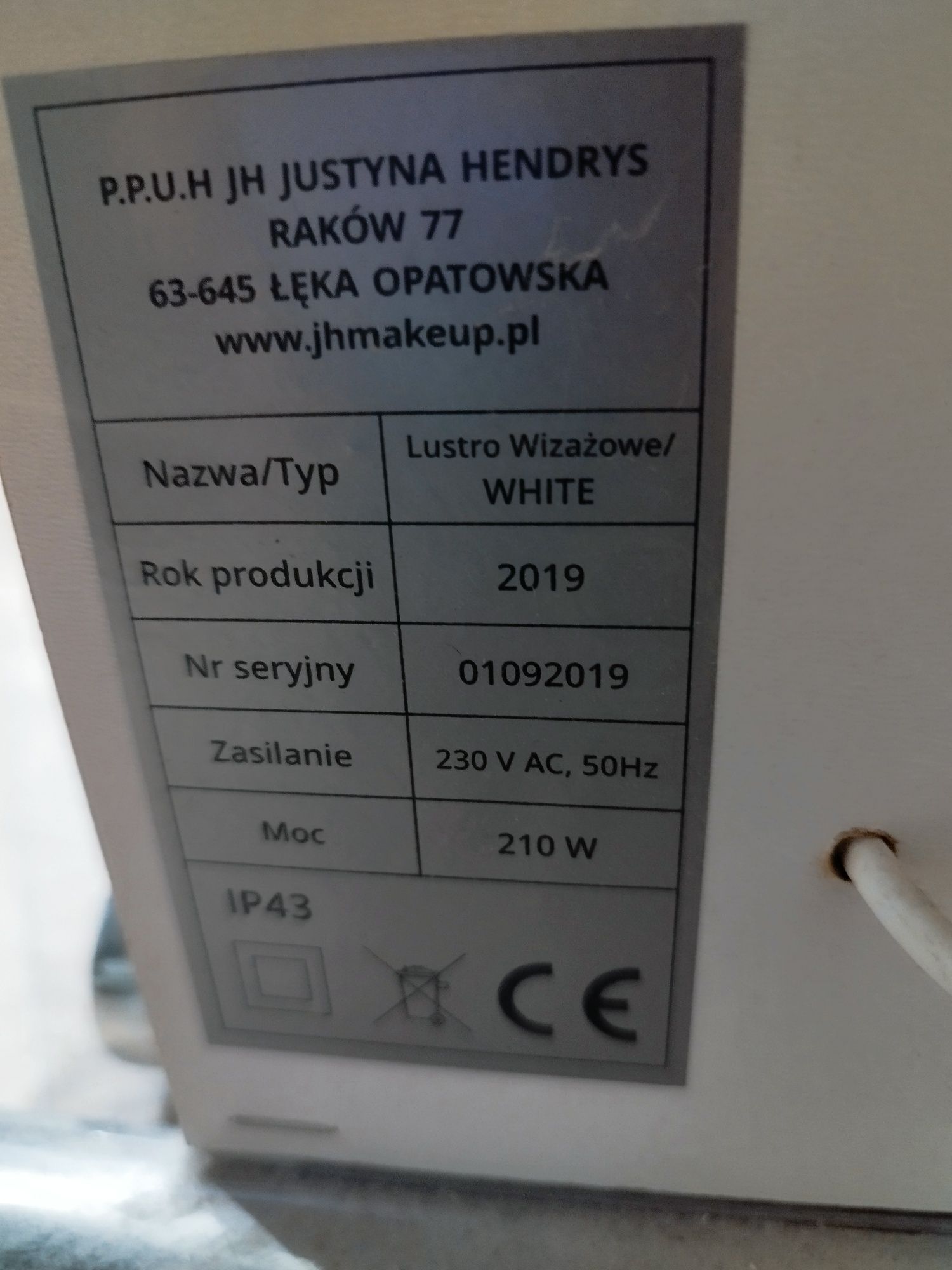 Lustro do makijażu