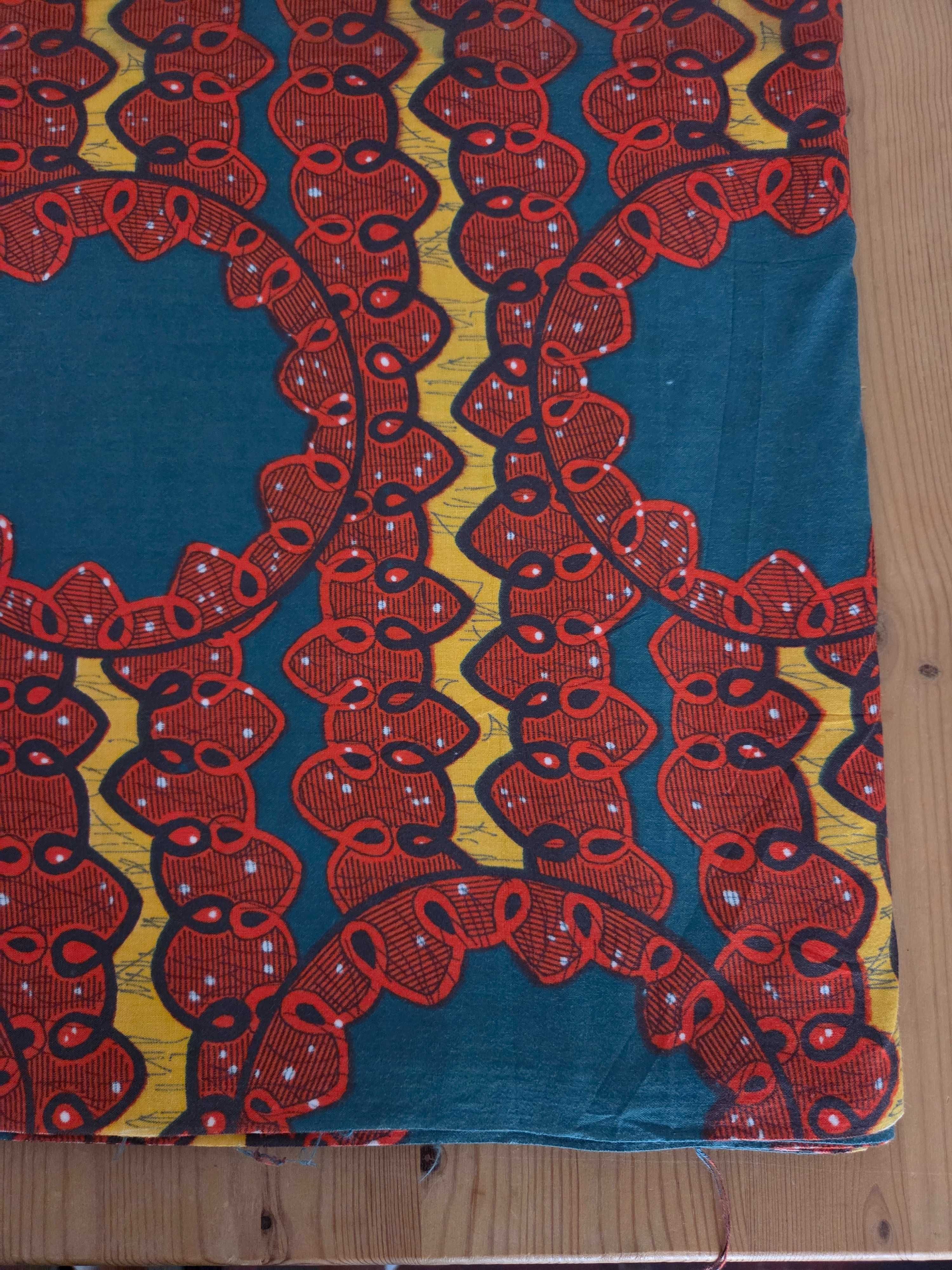 Tecido padrão africano 1,10m x 9,50m a 10m