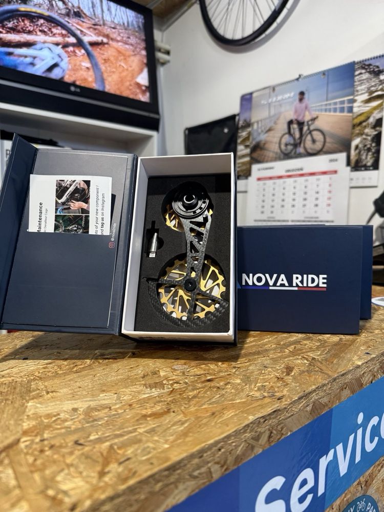 Wózek karbonowy nova 2 ride do przerzutki sram/shimano