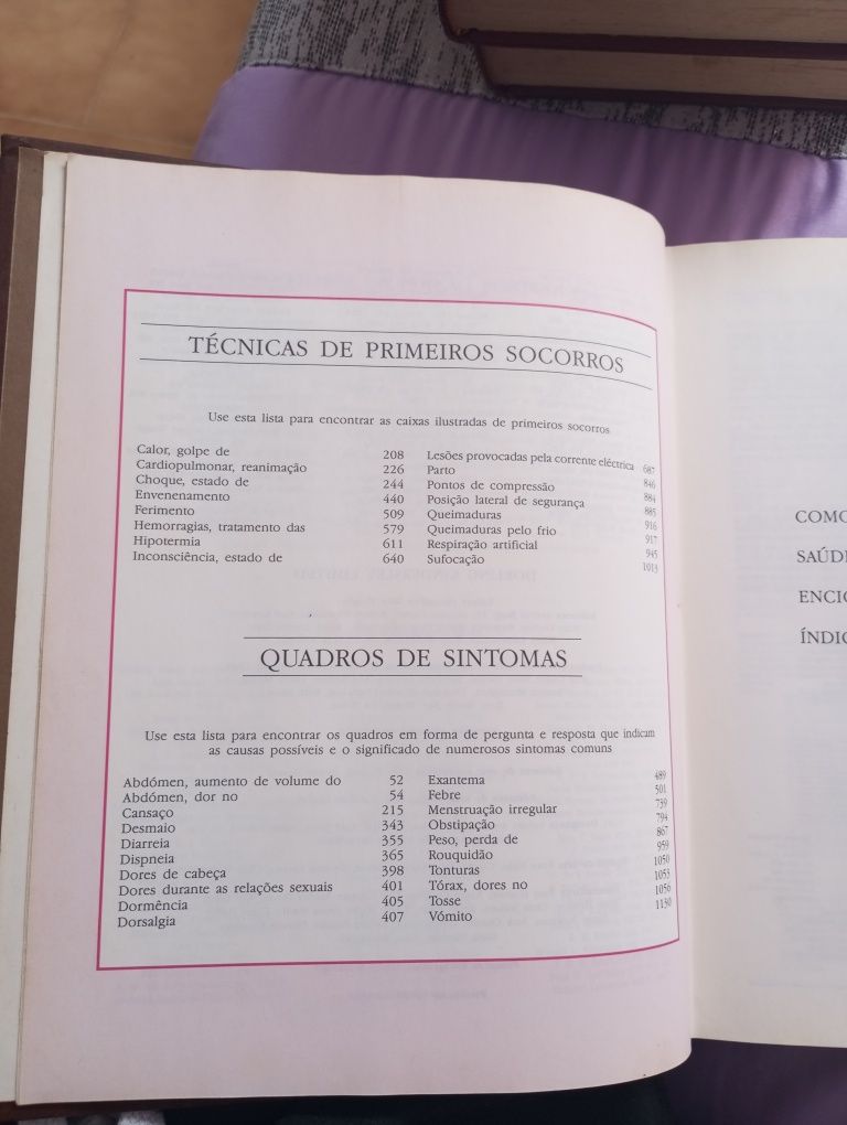 2 volumes Enciclopédia de Medicina