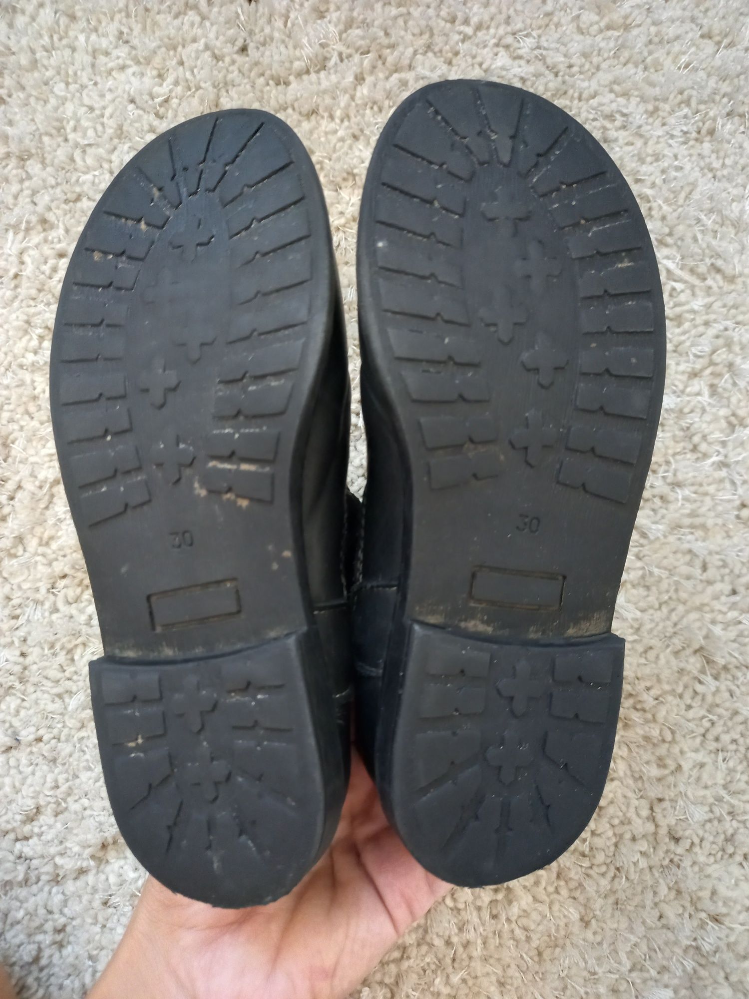 Сапожки шкіряні, ботинки демисезонні 30 розмір