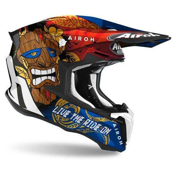 Kask motocyklowy off road AIROH Twist 2.0 Tiki Gloss