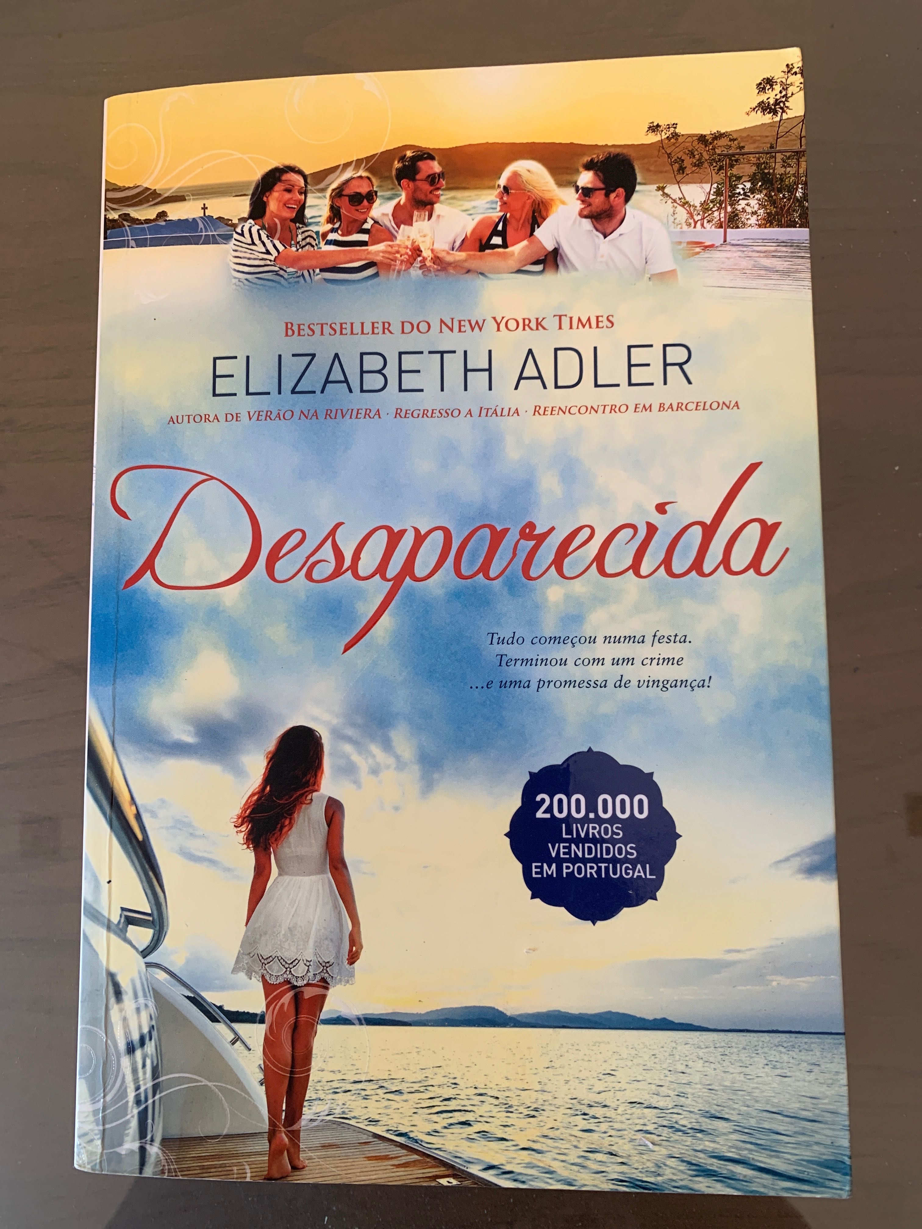 Livro novo Elizabeth Adler