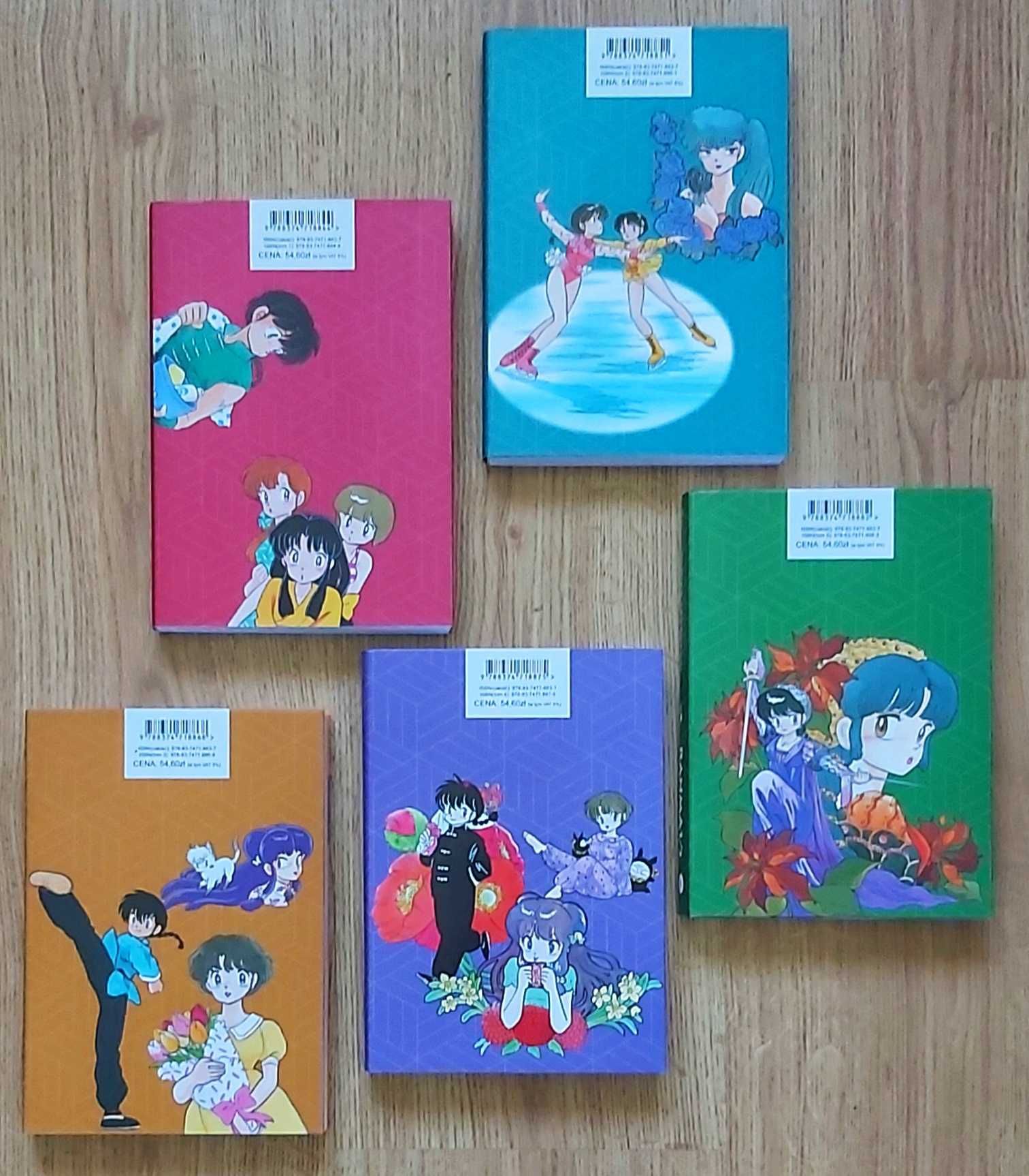 Manga "Ranma 1/2" tomy 1-5; Rumiko Takahashi, akcja, komedia, romans