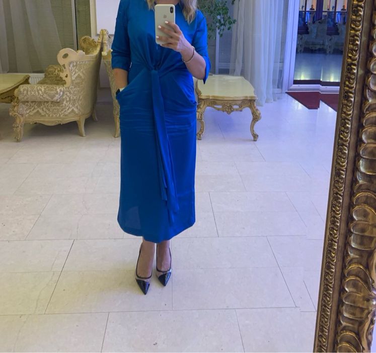 Платье Zara,натуральный шелк,покупалось дорого