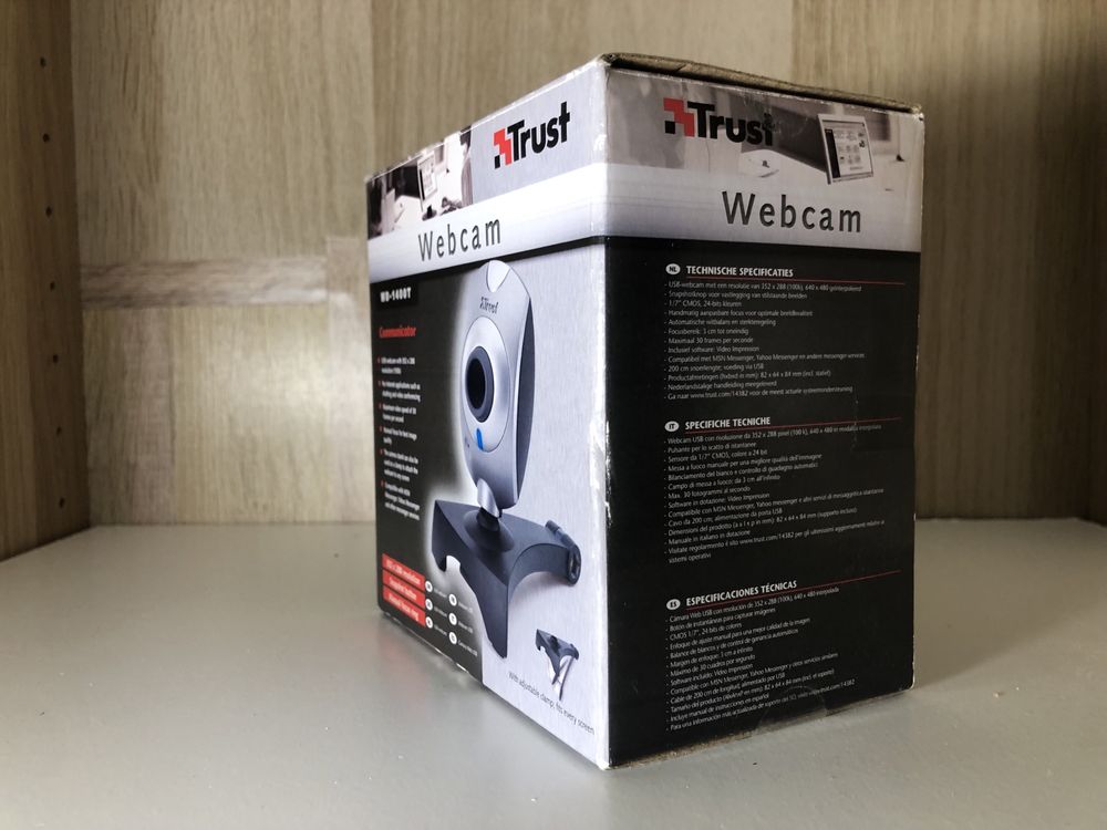 Kamera internetowa Trust 17405 z mikrofonem – USB + sterowniki na DVD